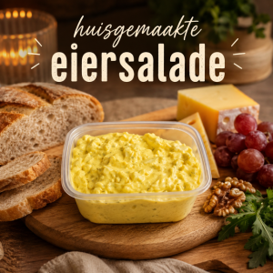 Huisgemaakte eiersalade